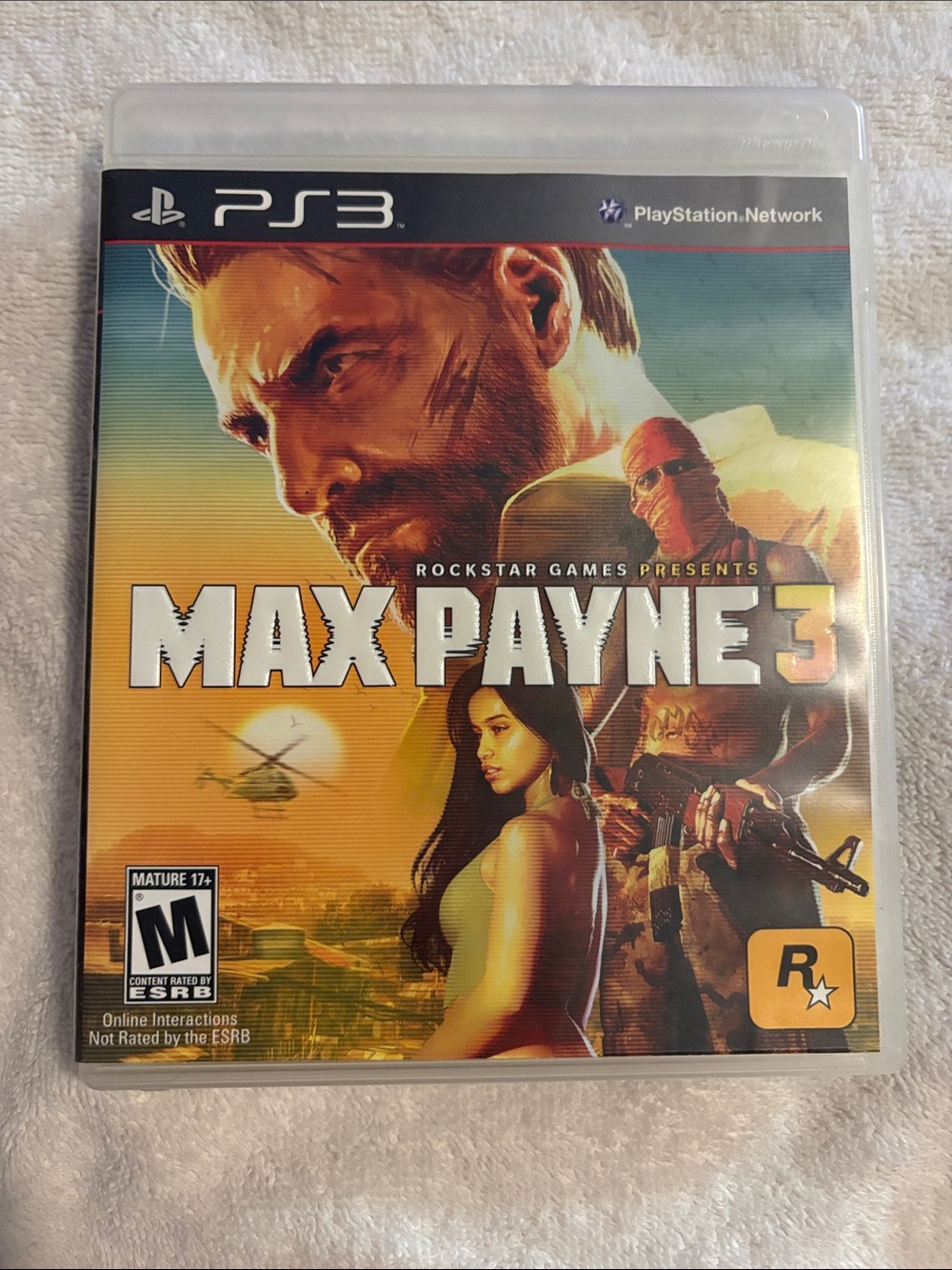 Rockstar Max Payne 3 (PS3) - Orange Cover Art